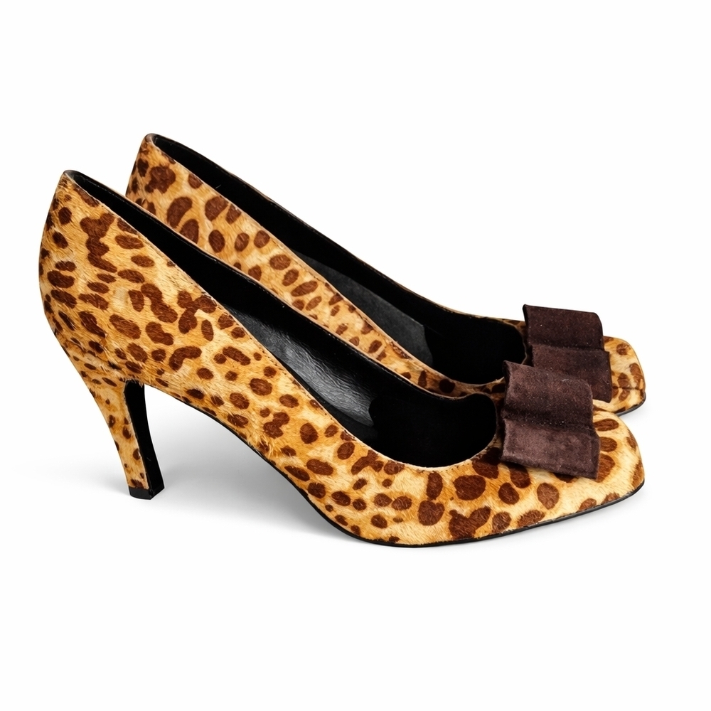 Elizabeth & James Cheetah print Pumps 9.5 - Picture 2 of 12